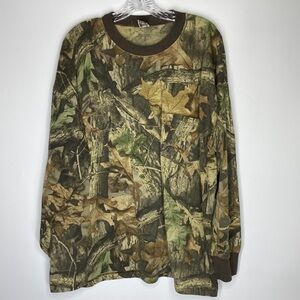 Vintage Ranger Oak Camo Long Sleeve Shirt Size 2X 90s